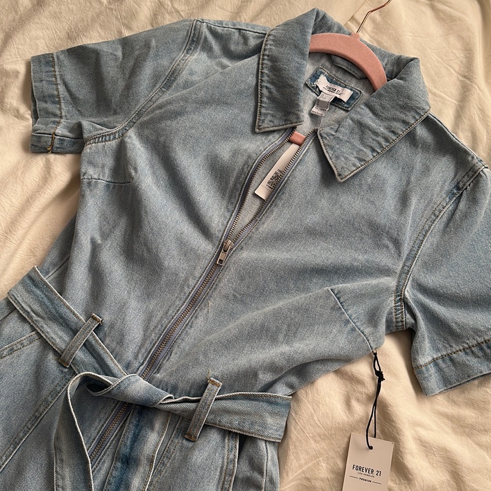 Denim jumpsuit